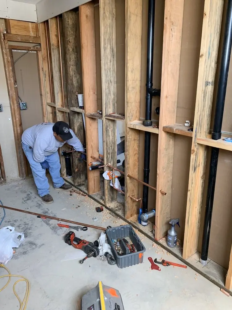 Commercial rough-in plumbing for Gas Line Repair in Burness